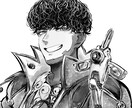 一枚絵・SNSアイコンをモノクロで承ります 最短3日で納品可能！お気軽にご相談ください。 イメージ1