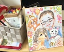 見た瞬間、笑顔になる！似顔絵描きます 世界に一つだけの笑顔を色紙イラストに！ イメージ1