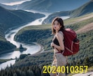 AIで作成した登山をする女子高生の写真を販売します 実写では撮影や商用利用が難しい登山をする女子高生のAI写真販 イメージ1