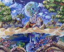 アクリル絵の具で絵を描きます アクリル絵の具で動物やファンタジーな絵を描きます イメージ2