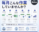 Excel業務を自動化・システム化します 現在Excel管理の業務を使いやすい管理ツールへ改善します イメージ2