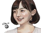 デジタルイラストの似顔絵をお描きします 幅広い性別や年齢を魅力的にお描きします。 イメージ7