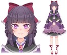 立ち絵【IRIAM対応】かきます 貴方だけのオリジナルキャラクターの立ち絵を描きます。 イメージ3