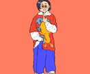 イラストアイコン描きます 古着ファッション可愛いイラスト描きます！ イメージ8