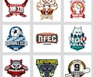 スポーツチームのエンブレムロゴ作成します サッカー、バスケ、野球、バレー、アメフト、なんでもどうぞ！ イメージ2