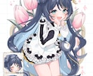 商用利用料無料！かわいいイラストを制作します グッズ・立ち絵・誕生日絵など◎ファンへ気持ちを伝えたい方へ！ イメージ3