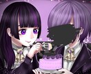 SNS用アイコンなど制作致します 彩度の低めな中性的なイメージが好きな方へ！ イメージ1