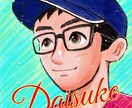 シンプルな似顔絵描きます ★よりハンサムに★より美人に★より可愛く！(^ ^)！ イメージ1