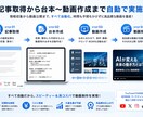 ショート動画自動作成アプリを提供します 記事取得から台本〜動画作成まで自動で実施！ イメージ1