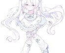 かわいい女の子のイラスト描きます 希望に沿ったイラストを描きます イメージ4