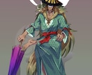 力強いテイストのセルアニメ風イラストを描きます セルアニメのような陰影のタッチで描きます！ イメージ4