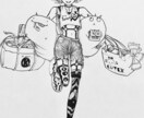 オリジナルキャラクターの絵を描きます 女の子から男の子まで、ご要望に合わせたものを提供します！ イメージ1