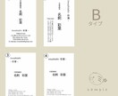 名刺やショップカードデザインから印刷までします 【データがあれば印刷のみも可】 イメージ3