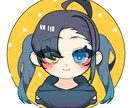 SNS用デフォルメキャラクターアイコン描きます 大きな目で、もちもちとしたほっぺのキャラクター制作 イメージ3