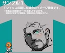 JEWEL EYES【似顔絵】魅力を瞳に宿します 大切な人をスタイリッシュに描いた特別なプレゼントに。印刷可☆ イメージ2