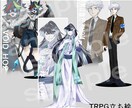 TRPG/ゲームの立ち絵.イラストを制作いたします TRPG.動画・活動キービジュアル、SNSアイコンなど イメージ2