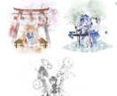 立ち絵先着3名様特別価格で提供いたします TRPGや、動画立ち絵制作いたします イメージ8