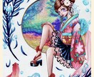 お好きなイラスト、ロゴ、広告デザイン描きます 人物、文字、背景まで、デジタル、アナログなんでも描きます！ イメージ1