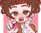 SNSなどのアイコンを描きます 色鮮やかな可愛いデフォルメアイコンです イメージ2