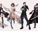 立ち絵制作承ります 現代、SF、ファンタジー等幅広くご対応いたします イメージ2