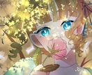 光溢れる一枚を描きます 光溢れるどこか儚い絵が魅力なサービス イメージ4