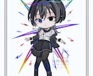 2.5〜3等身のSD・デフォルメイラスト制作します 商用〇厚塗り調の塗りで丁寧に制作致します！ イメージ4