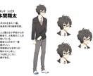 老若男女ゲーム向け立ち絵イラスト描きます 表情差分・衣装差分無料のキャラクター立ち絵イラスト イメージ3