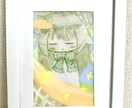 原画譲渡可能！アナログイラスト描きます かわいいパステルカラーから鮮やかな原色、透明水彩の淡い色まで イメージ5
