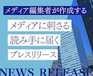 現役編集者がメディアの目に止まる原稿を作成します メディア視点で「届くリリース」を作成！ イメージ1