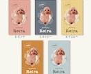 写真入り犬猫ペット名刺 色と書体が選べます スマホ撮影でOK! デザイナーへのセミオーダー100枚送料込 イメージ5