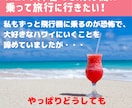 パニック障害で飛行機が怖い人へ克服法をお伝えします 辛いパニ障でも飛行機に乗って旅に行けるようコツを教えます！ イメージ3