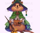 動物キャラクターのデザインします ファンタジー世界感の動物の厚塗りキャラクターイラスト イメージ6