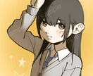 商用利用可〇可愛らしいキャライラストをお描きします 挿絵・アイコン・ヘッダー・立ち絵・グッズ等にいかがでしょうか イメージ7