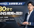 初心者向け　SNS運用の方向性を整理し｜ます 【迷ってる人専用】SNS運用の方向性を30分で整理します イメージ1