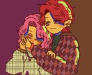 SNS映えするPOPなあなただけのイラスト描きます 汎用性の高いPOP風 の貴方だけのイラストを描きます！ イメージ4