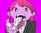 ゆるかわ手描きイラスト描きます 簡単なループアニメも◎MV、アイコン、パンフ、挿絵、グッズに イメージ6