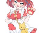 キャラのイラストのを制作致します 可愛い感じの絵柄でイラストを制作致します イメージ8