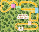 人生ゲーム風 オリジナルすごろくを制作します -新郎新婦の人生を、ゲストに楽しみながら知ってもらいたい- イメージ1