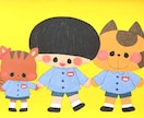レトロかわいい( ¨̮ )イラスト描きます 元保育士のイラストレーターが子ども向けイラストをお描きします イメージ4