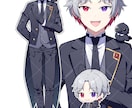 キャラデザ・商用利用込み！立ち絵制作致します IRIAM、TRPG、配信活動などに使用可能！ イメージ3