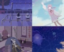 絵本のようなやわらかな印象のイラストを描きます MV用/配信用/表紙/挿絵/ヘッダー等の一枚絵に イメージ6