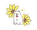 ゆるゆるアイコン・挿絵イラスト描きます 大切な方の似顔絵やフード、動物など！色々描きます！ イメージ2
