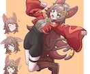 モンスター娘も可！キャラのデザイン＆立ち絵作ります 魅力的なキャラが必要な方へ（著作権譲渡可です！） イメージ1