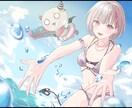 1枚絵描きます オリジナルキャラ、Vtuberなど幅広くお受けします！ イメージ1