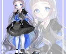 立ち絵、アイコン等イラスト制作します ゆめかわ、やみかわ大得意です！！ イメージ4