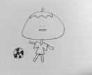 ゆるいキャラクター【白黒】描きます ゆるいイラスト欲しい方に（動物・子供・老人・物） イメージ2