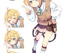 かわいいアイコン/サムネ/立ち絵★イラスト描きます 商用利用可！SNSや動画配信に！特典・アフターサービス有り！ イメージ9