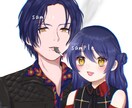 好きなキャラ2人の夢絵描きます SNS用アイコン、ヘッダーなどに イメージ1
