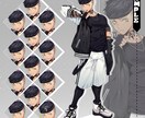 TRPG・IRIAM・動画等の立ち絵を制作します 感情豊かな表情差分をお求めの方へ イメージ2