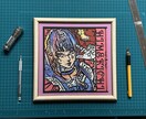 オリジナルの切り絵を作成いたします 誕生日、記念日、命名書、結婚式のウェルカムボードなどに。 イメージ9